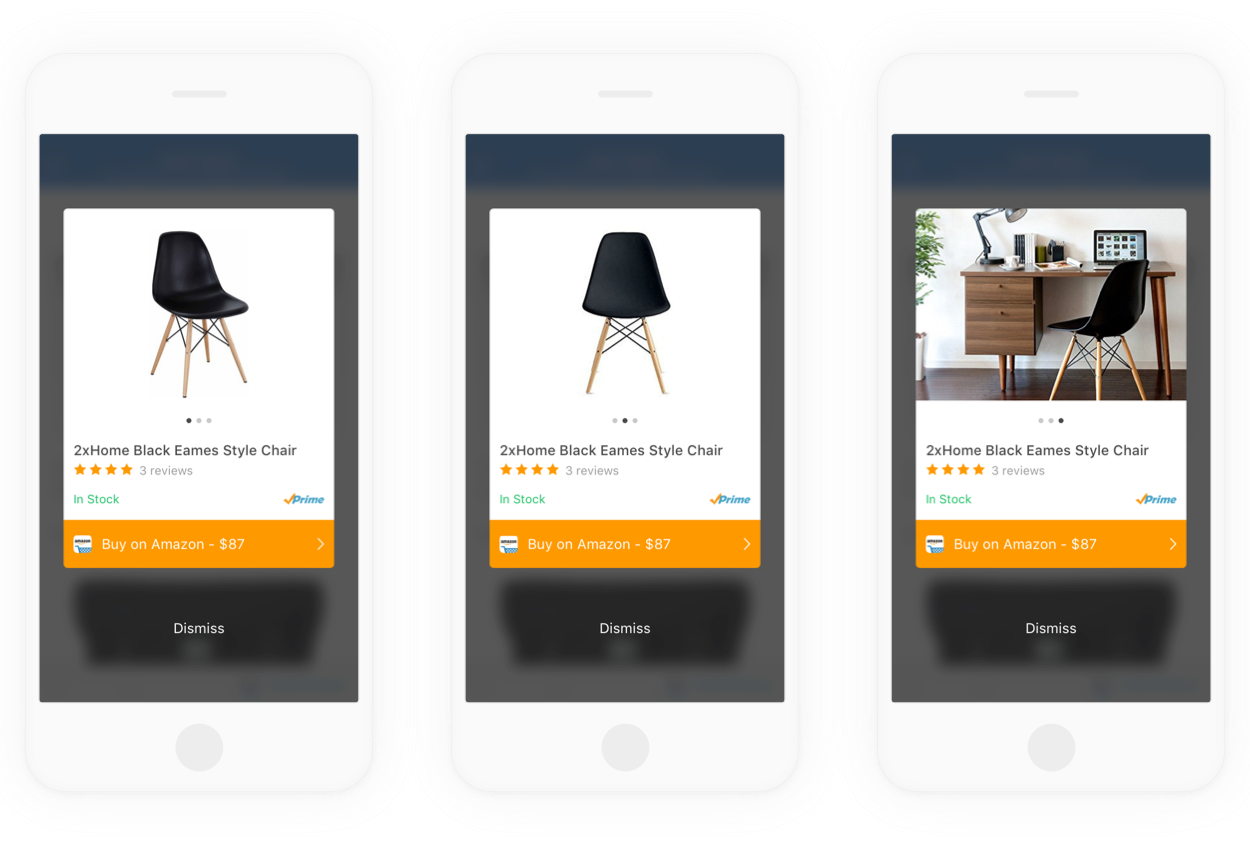 Amazon commerce card flow
