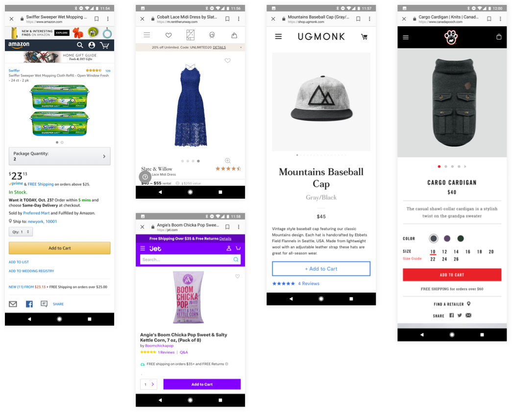 Gallery Commerce Card inspiration