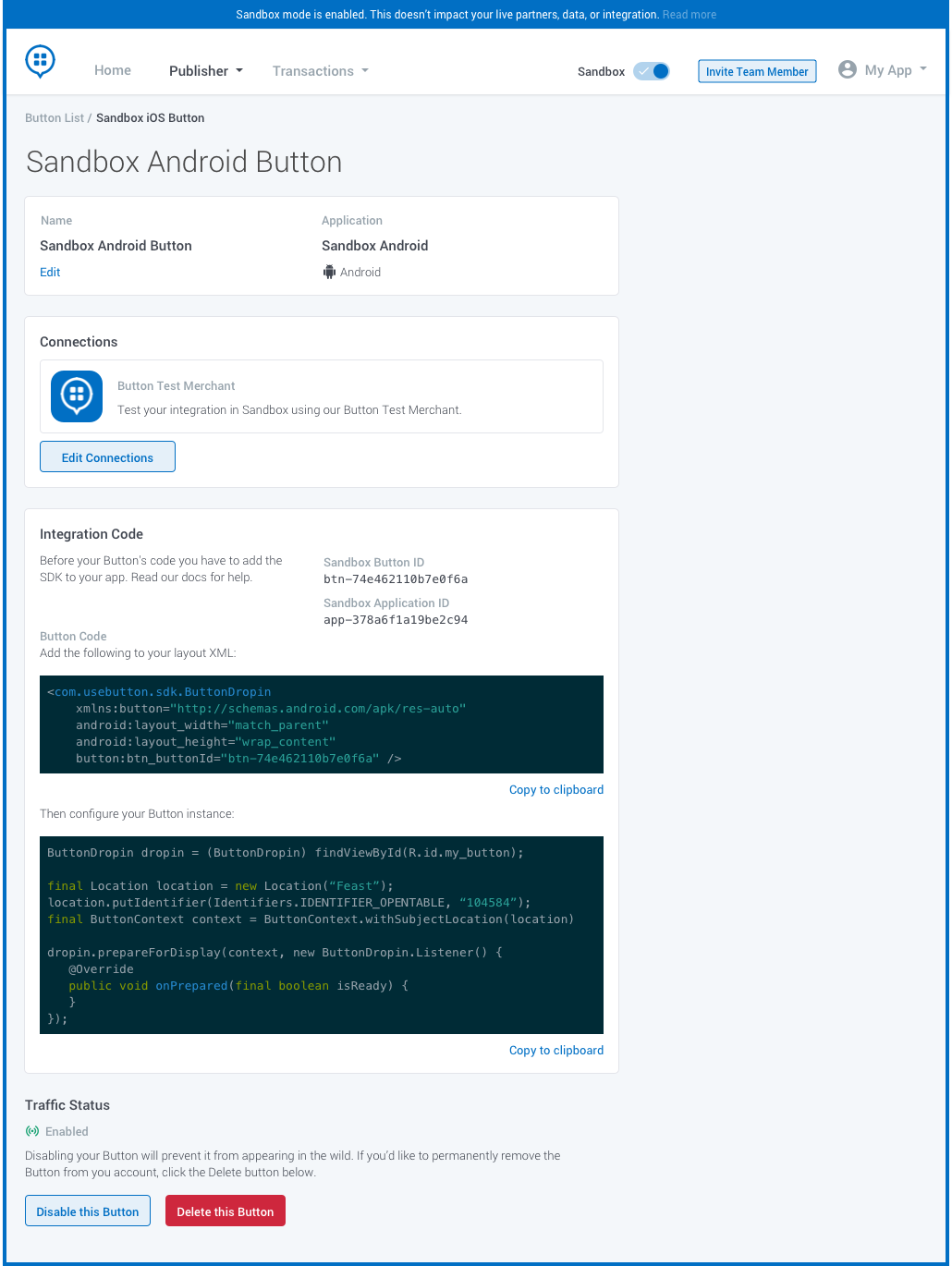 Button Sandbox