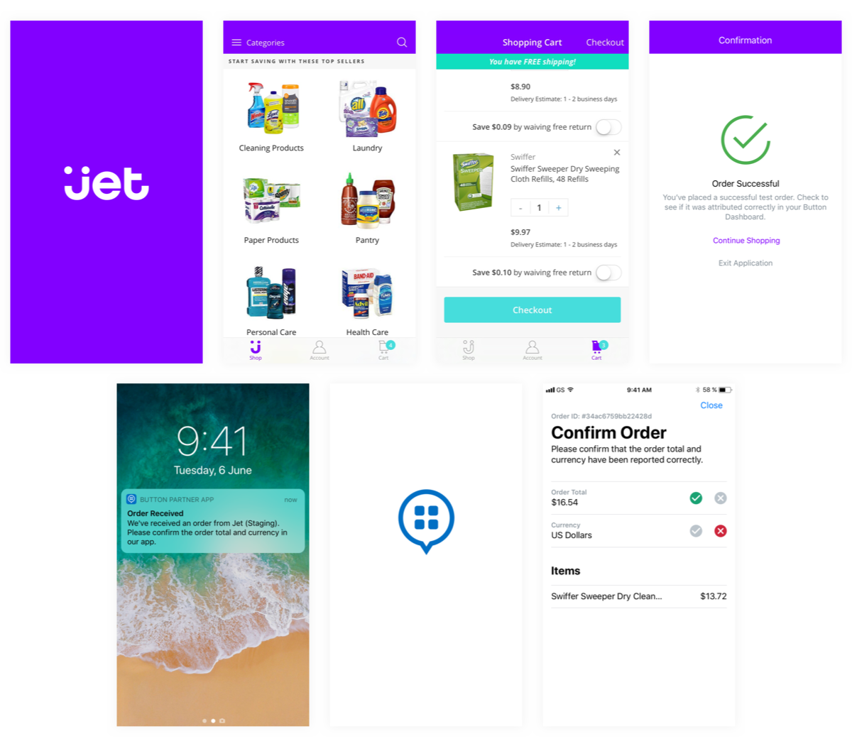 Button Sandbox Test App